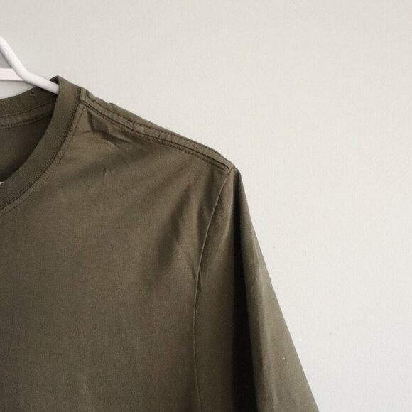 The North Face Men's Sz M Green Bath GPS Stretch Crew Short Sleeve T-Shirt Top - Picture 5 of 13